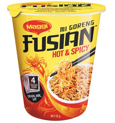 MAGGI Nood Fusian chauds et épicés coupe 65g