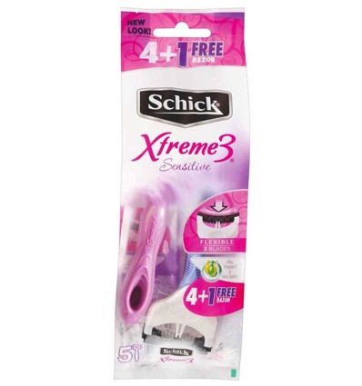 Schick Xtreme donne 4 + 1