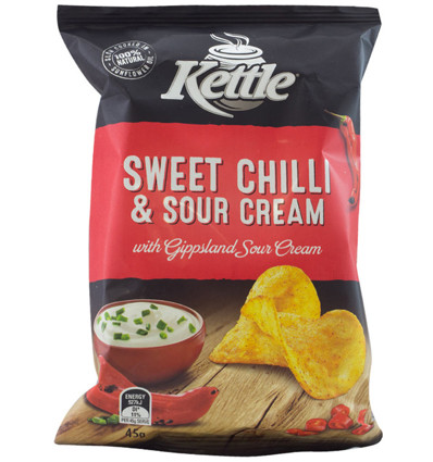 Wasserkocher Sweet Chilli & Sour Cream 45g x 18