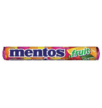 Mentos de la Fruta Rollos 37.5 g x 40