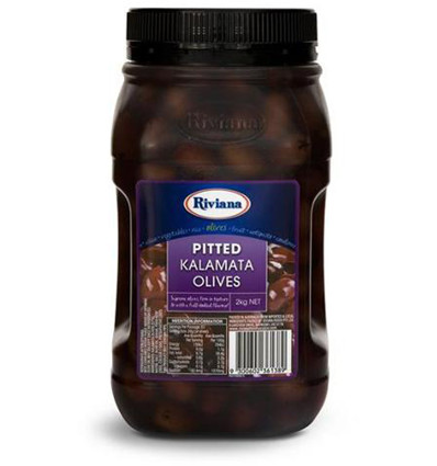 Riviana Foods Pitted Kalamata Olives 2kg x 1