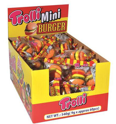 Trolli Mini Burger de Bonbons 9gm