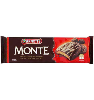 Arnotts Chocolade Monte 200g