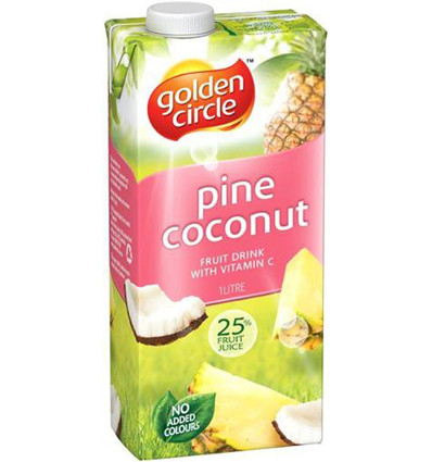 Cerchio d'oro di Ananas Succo di Cocco 1l