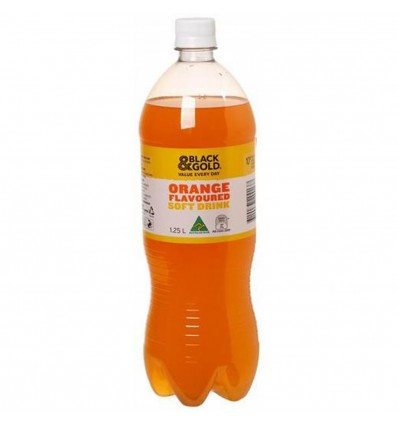 Black & Gold Orange Soft Drink 1.25l x 1