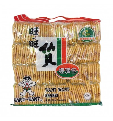 Want Want Rice Crackers 500g x 1