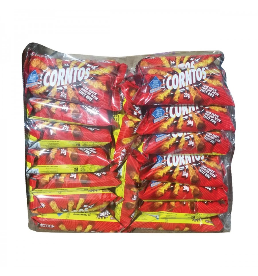 Mamee Corntos Zestybbq 20g x 30