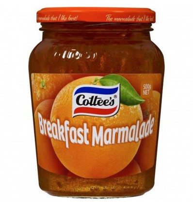 Cottees Breakfast Marmalade 500gm x 1