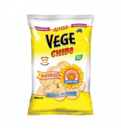 Ajita Vege Chip Natural 100g x 6