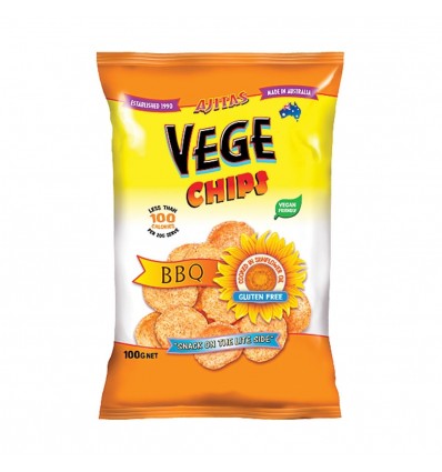 Ajita Vege Chip Barbacoa 100g x 6