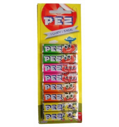 Pez Nachfüllen Frucht 68g x 12