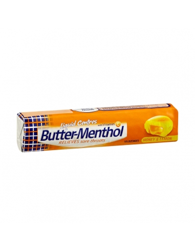 Butter Menthol Liquid Center Honig und Zitrone x 24