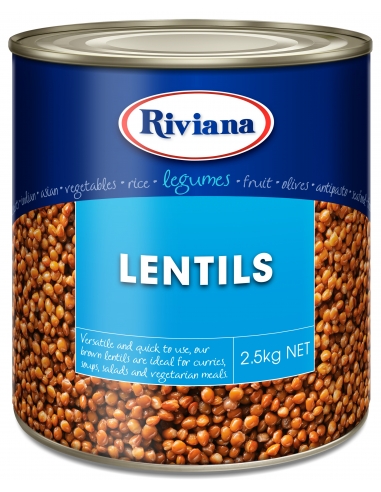 Riviana Lentilles 2.5kg x 6