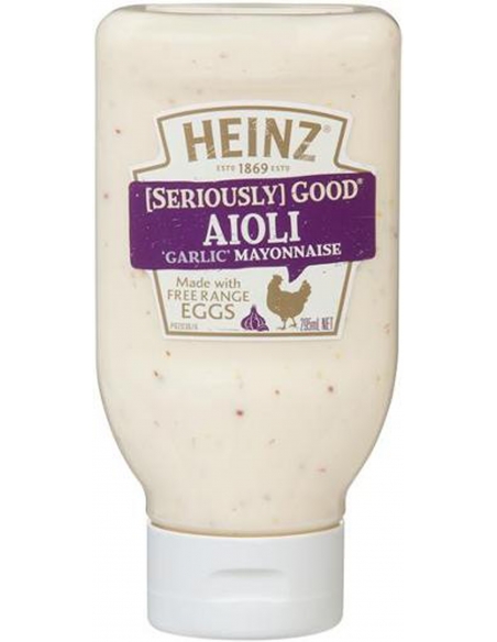 Heinz Aioli Mayonnaise Squeeze 295ml X 1 6663