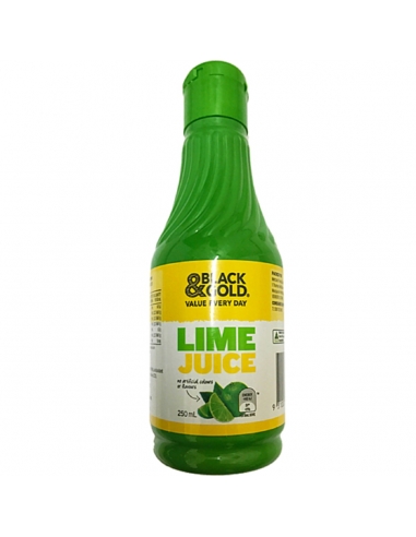 Black & Gold Lime Juice 250ml x 1