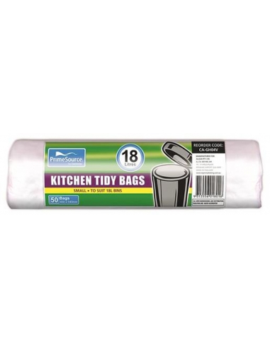 Cast Away Kitchen Tidy Bags Rolle Klein 50er Pack 18 Liter 450 x 540 mm x 20