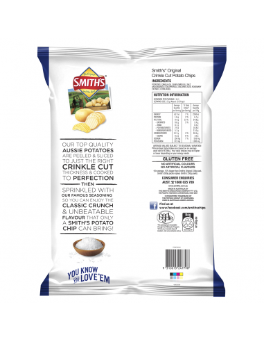 Smiths Plazierung 380g