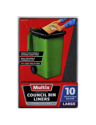 Sacs poubelles Multix Council 240L x 10