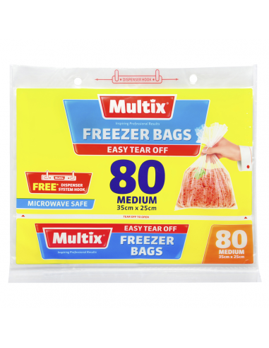 Multix Freezer Bags Med 80's x 1