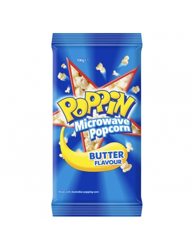 Poppin Mikrowelle Popcorn Butter 100g