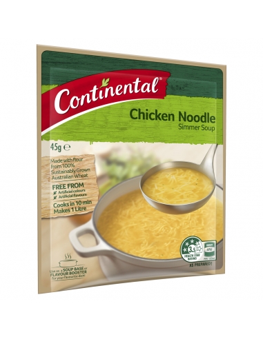 Paquete Continental Sopa Fideos De Pollo