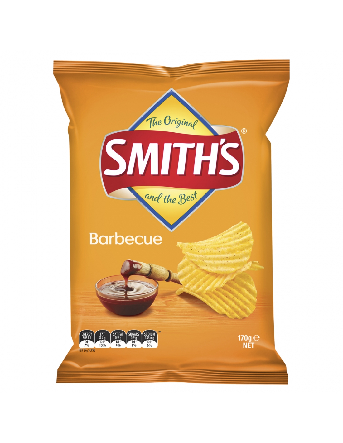 Smiths Bbq Chips 170g 9310015241857 | eBay