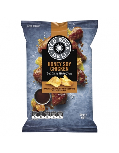 Red Rock Chip Honig Sojahuhn 90g x 12