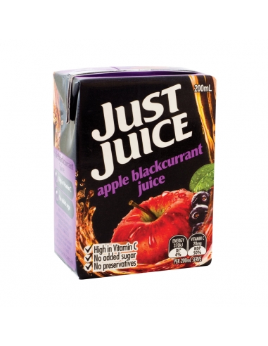Just Juice Apple y Apple Blackcurrant 200ml x 24