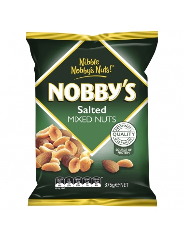 Nobbys Zout Gemengde Noten 375 g x 12