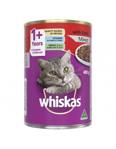 Whiskas Mielona Wołowina 400g