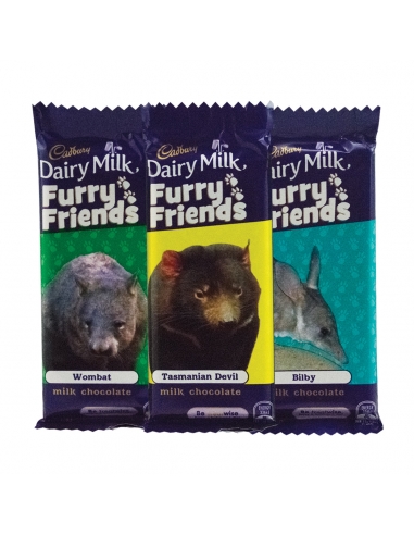 Cadbury Mleko mleczne Furry Friends 15g x 72