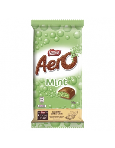 Bloc Nestlé Aero à la menthe poivrée 118g x 12