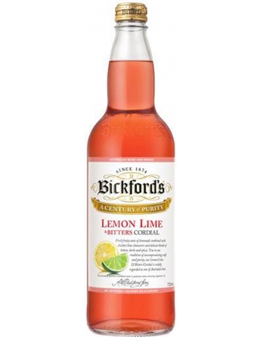 Bickfords Australia Lemon Lime Bitters Cordial 750ml x 1