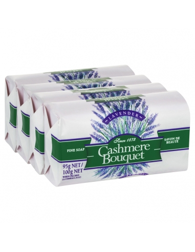 Kasjmierboeket zeep Lavendel 4-pack 100 gram