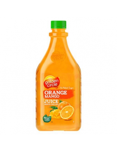 ゴールデンサークルオレンジとマンゴーフルーツジュース2l