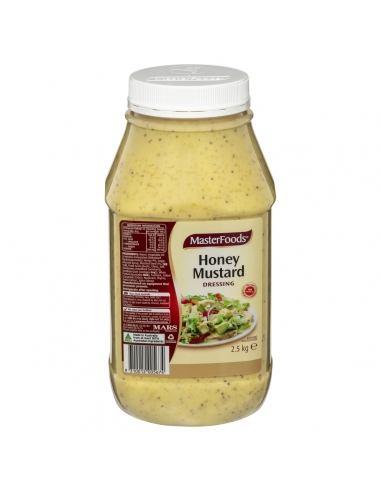 Aderezo de ensalada de mostaza y miel francesa Masterfoods 2.5kg