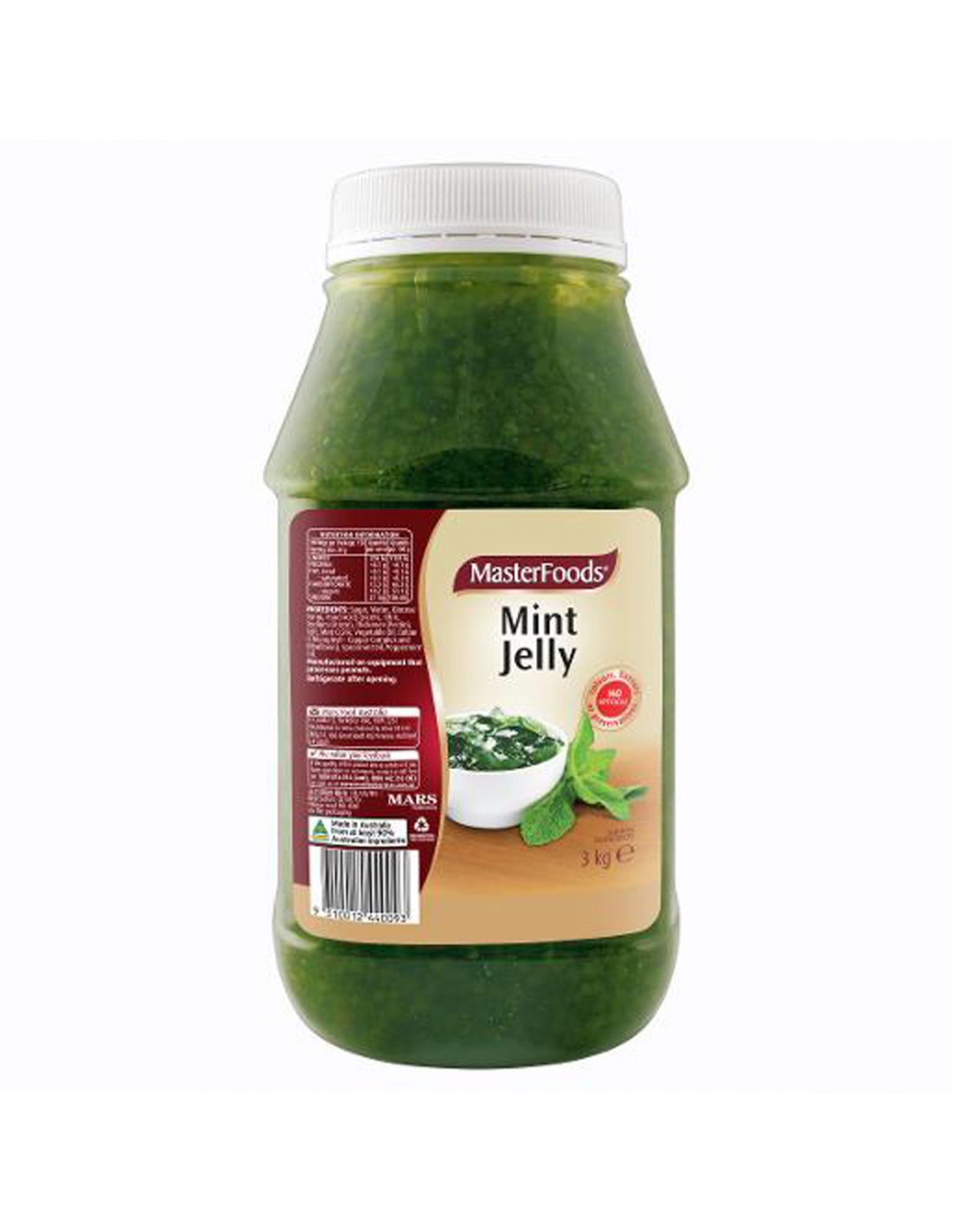 Masterfoods Mint Jelly Sauce 3kg