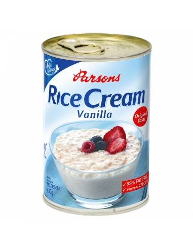 Parsons Vanilla Rice Cream 430gm x 1