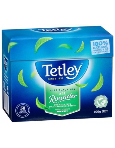 Tetley茶包所有圆形包装50包x 6