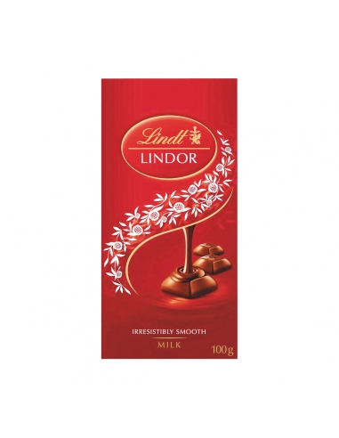 Chocolat au lait Lindt Lindor 100g x 10