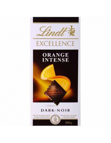 Lindt Excellence Donkeroranje 100 g x 10