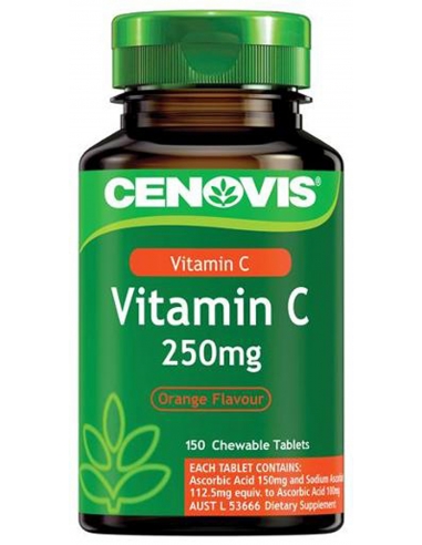 Cenovis Vitamin C Dietary Supplements 250mg 150 Pack x 3