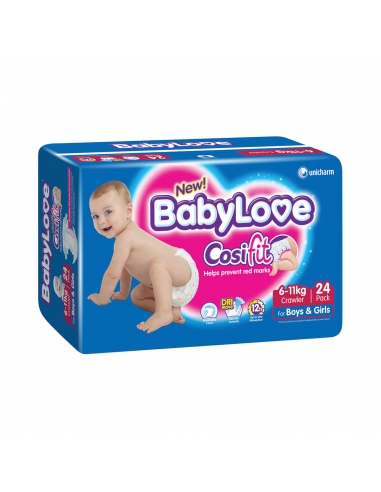 Babylove Nappies Crawler 22 Pack x 1