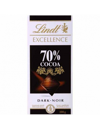 Lindt Excellence Dark Noir 70 Percentuale 100g x 10