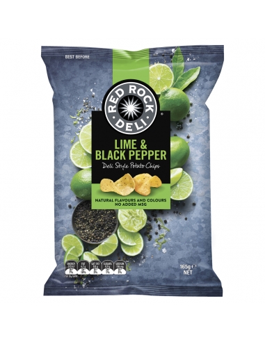 Poivre au citron vert Red Rock Chip 165g