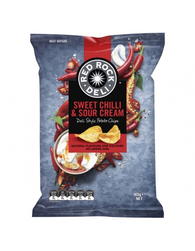 Red Rock Chip de chile dulce y crema agria 165g