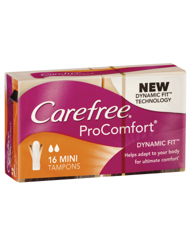 Carefree Tampons Pro Mini 16's x 1