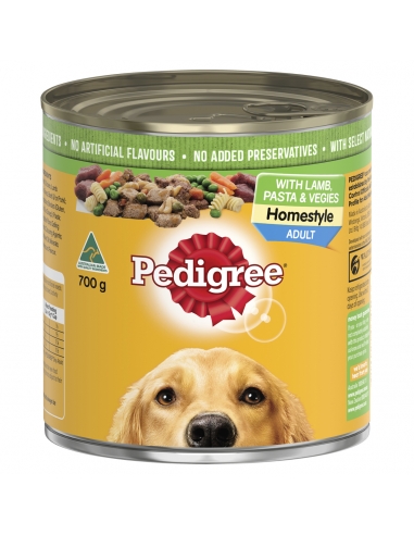 Pedigree Cordero Pasta Vegetal 700g