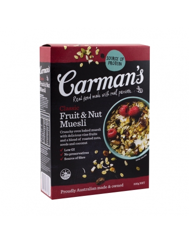 Carmans Classic Fruit and Muesli 500g