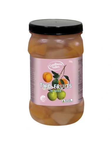 Goulburn Valley Deux fruits coupés en dés 700gm x 6